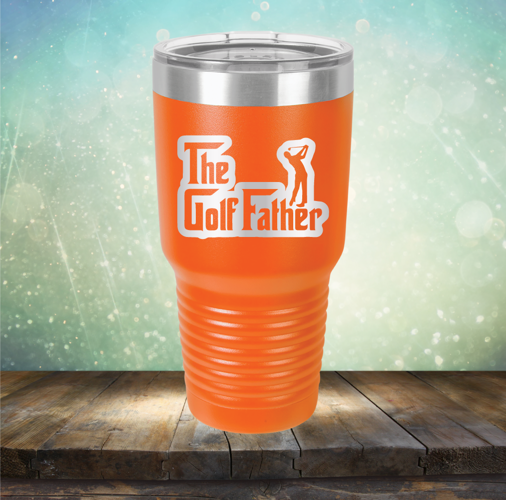 The Golf Father - Laser Etched Tumbler Mug