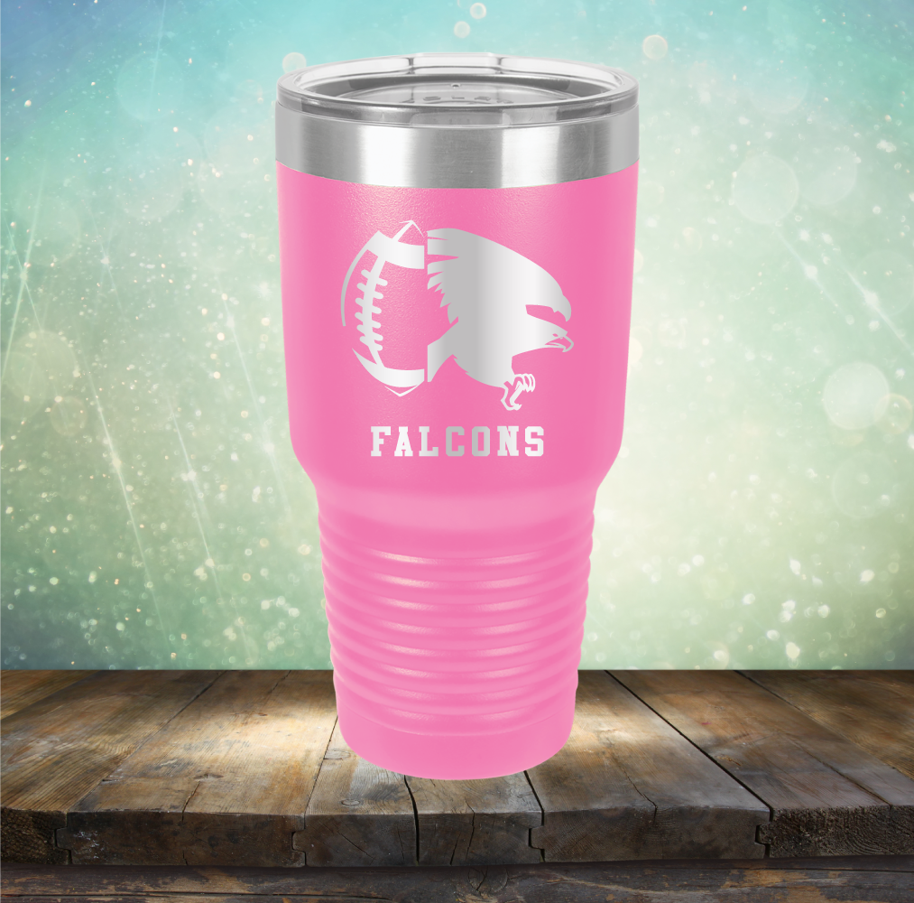 Falcons Football - Laser Etched Tumbler Mug