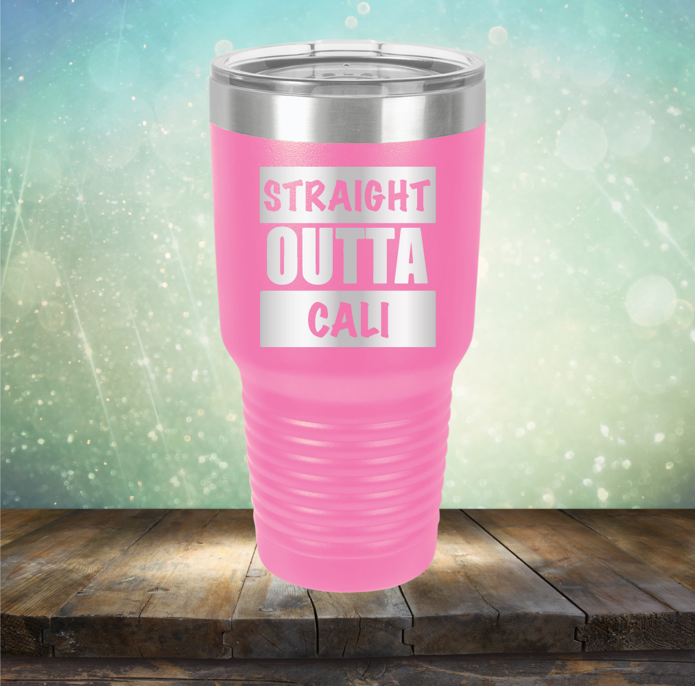 Straight Outta Cali - Laser Etched Tumbler Mug