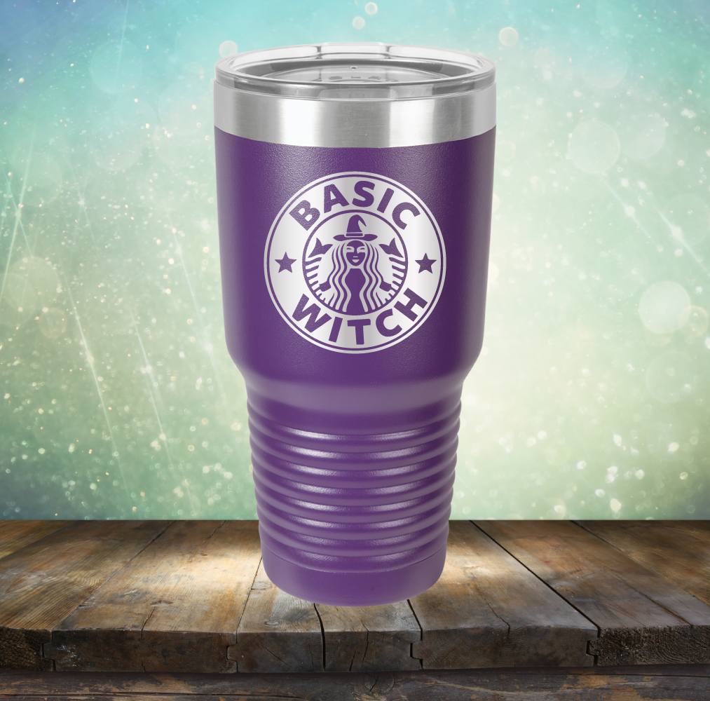 Basic Witch - Laser Etched Tumbler Mug