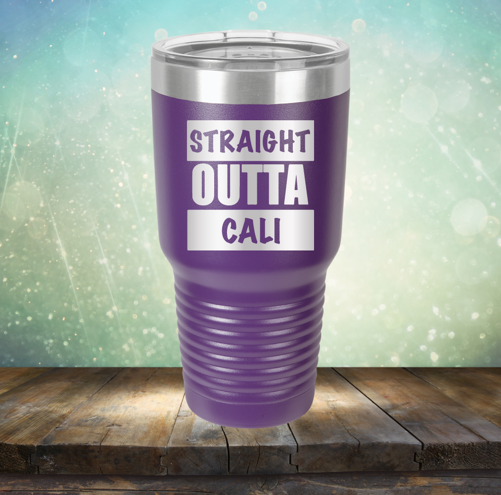 Straight Outta Cali - Laser Etched Tumbler Mug