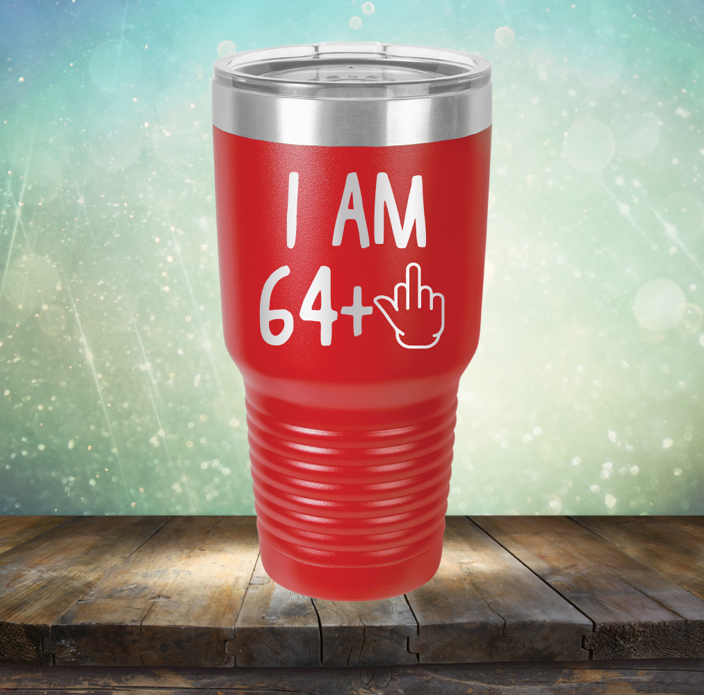 I Am 64 plus 1 - Laser Etched Tumbler Mug