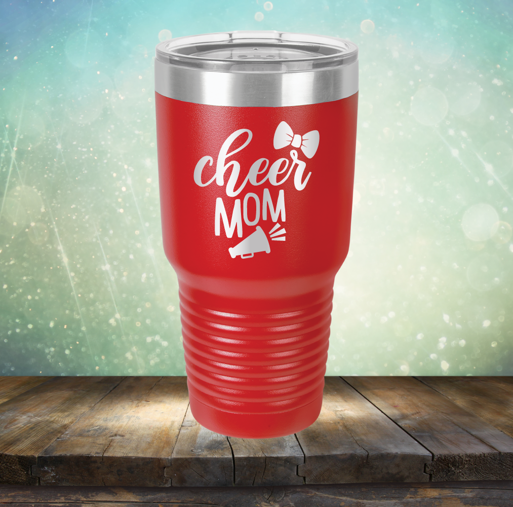 Cheer Mom - Laser Etched Tumbler Mug