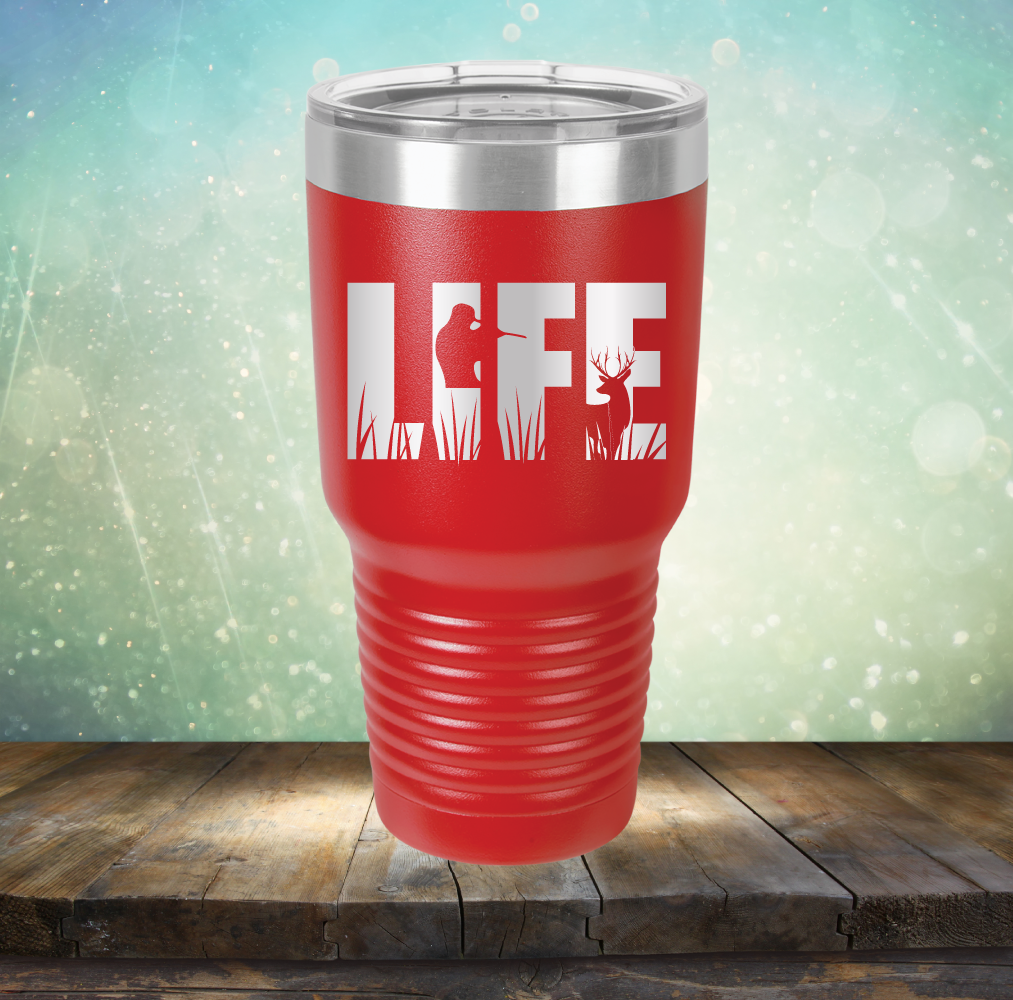 Life Hunting - Laser Etched Tumbler Mug