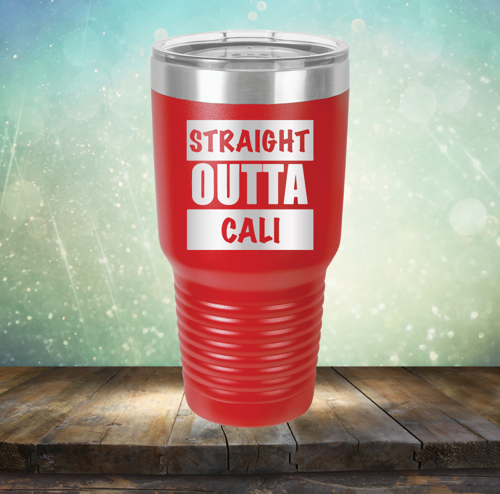 Straight Outta Cali - Laser Etched Tumbler Mug