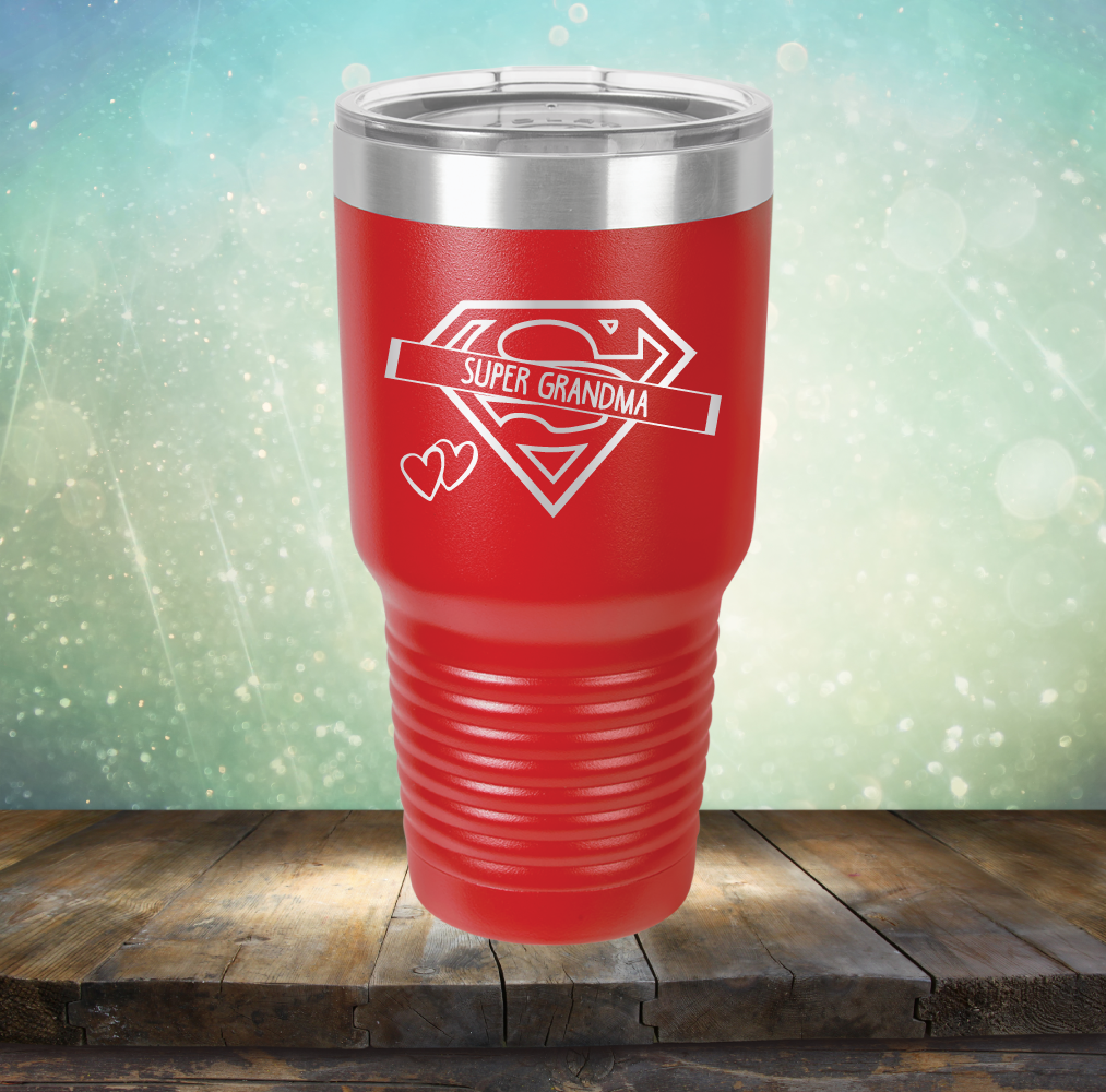 Super Grandma - Laser Etched Tumbler Mug