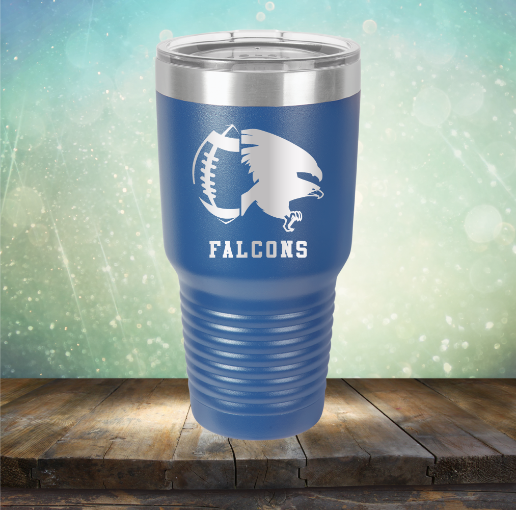 Falcons Football - Laser Etched Tumbler Mug