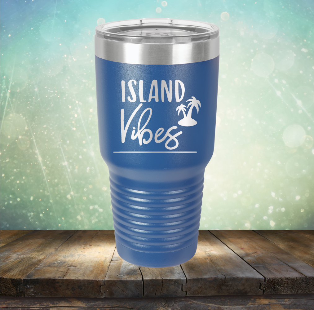 Island Vibes - Laser Etched Tumbler Mug