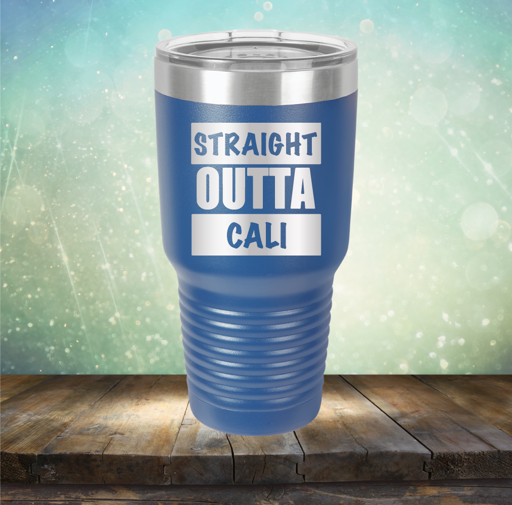Straight Outta Cali - Laser Etched Tumbler Mug