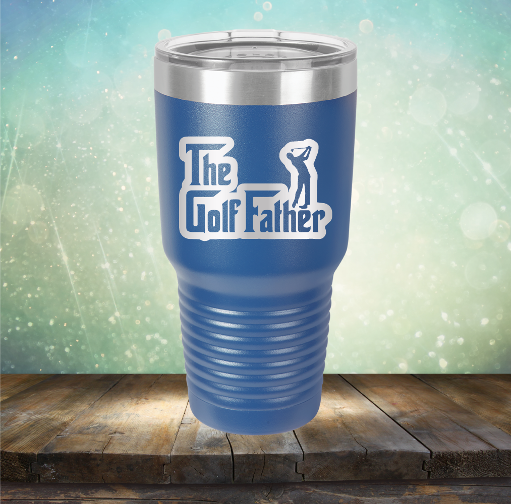 The Golf Father - Laser Etched Tumbler Mug