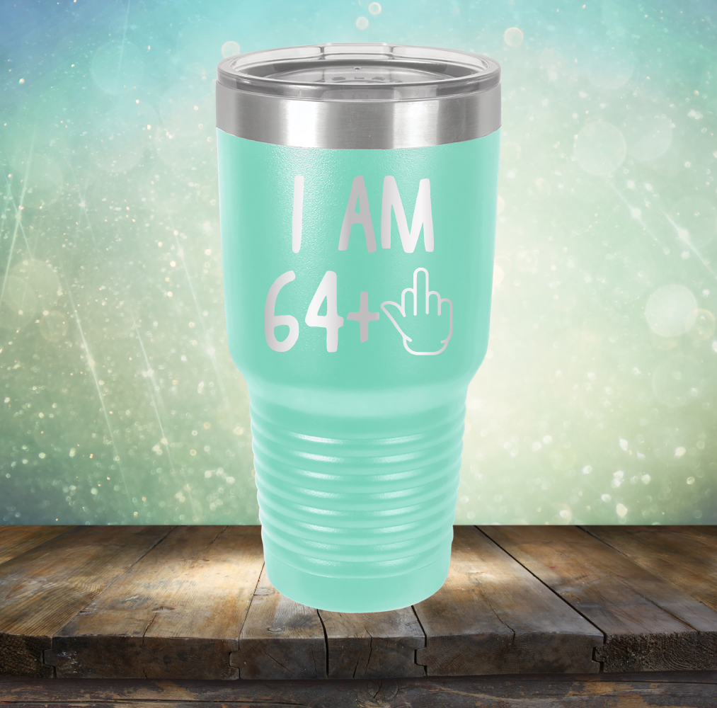I Am 64 plus 1 - Laser Etched Tumbler Mug