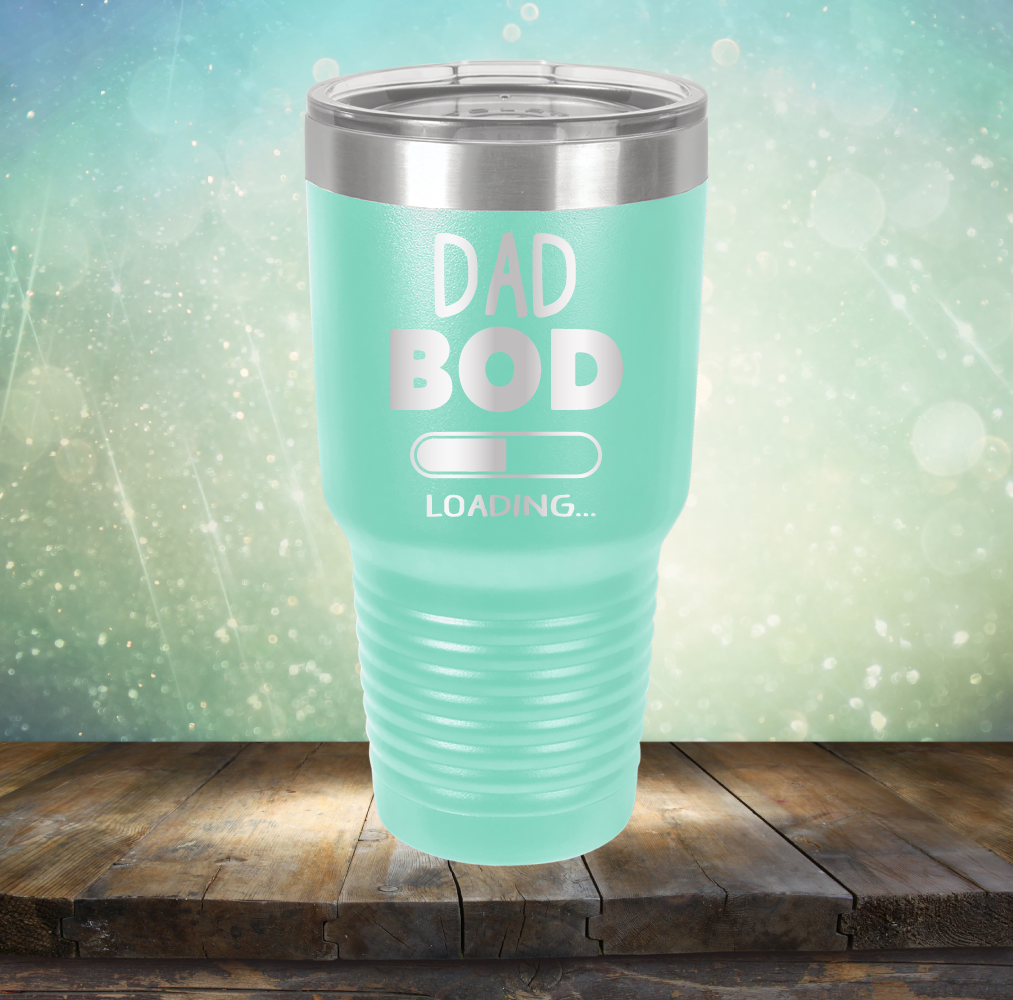 Dad Bod Loading - Laser Etched Tumbler Mug