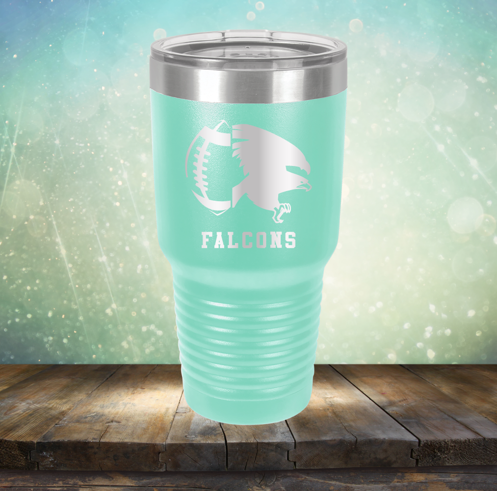 Falcons Football - Laser Etched Tumbler Mug