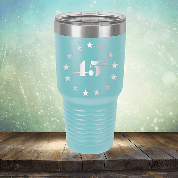 45 Squared - Laser Etched Tumbler Mug