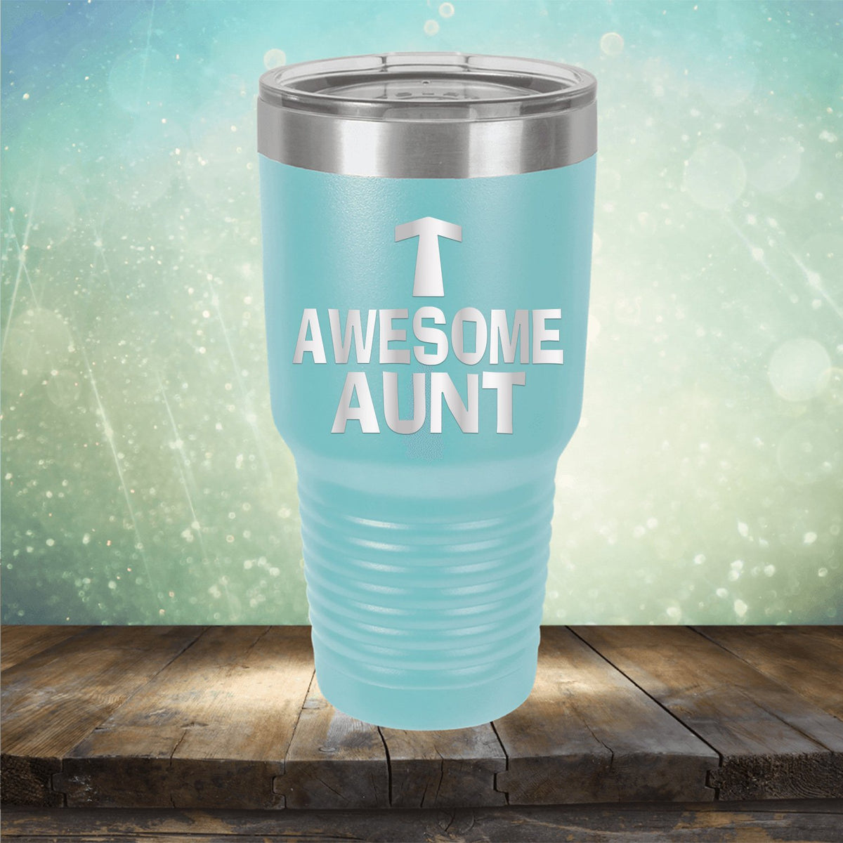 Awesome Aunt - Laser Etched Tumbler Mug