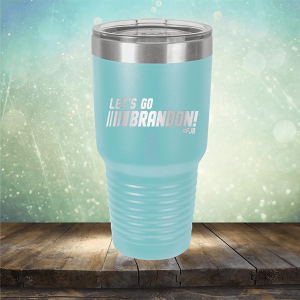 Let&#39;s Go Brandon FJB Racing - Laser Etched Tumbler Mug