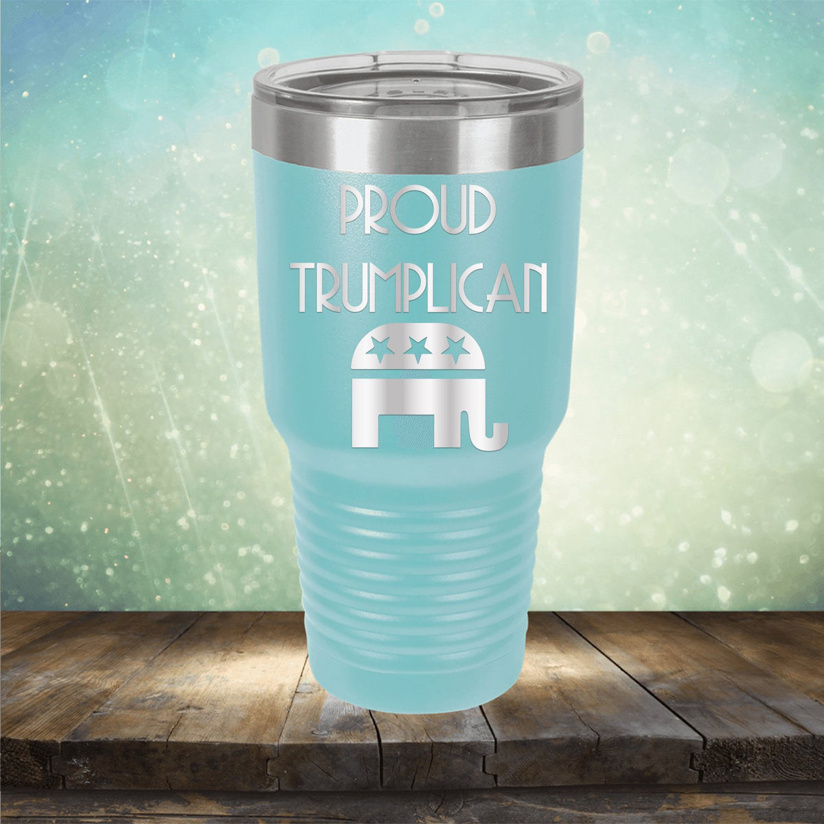 Proud Trumplican Elephant - Laser Etched Tumbler Mug
