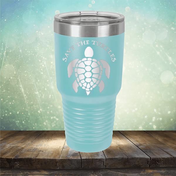 Save The Turtles - Laser Etched Tumbler Mug