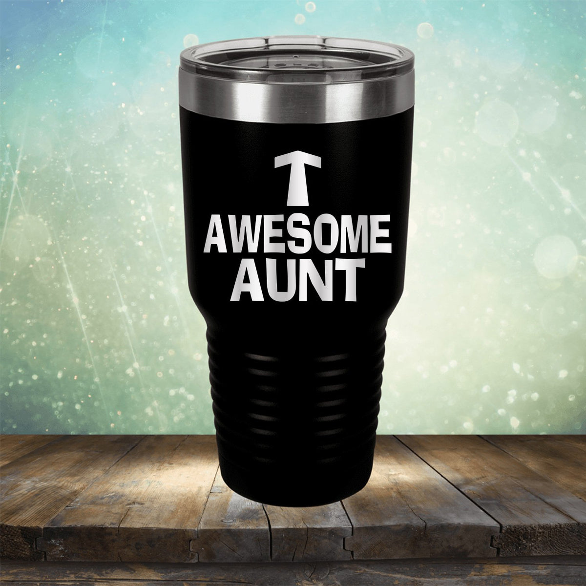 Awesome Aunt - Laser Etched Tumbler Mug