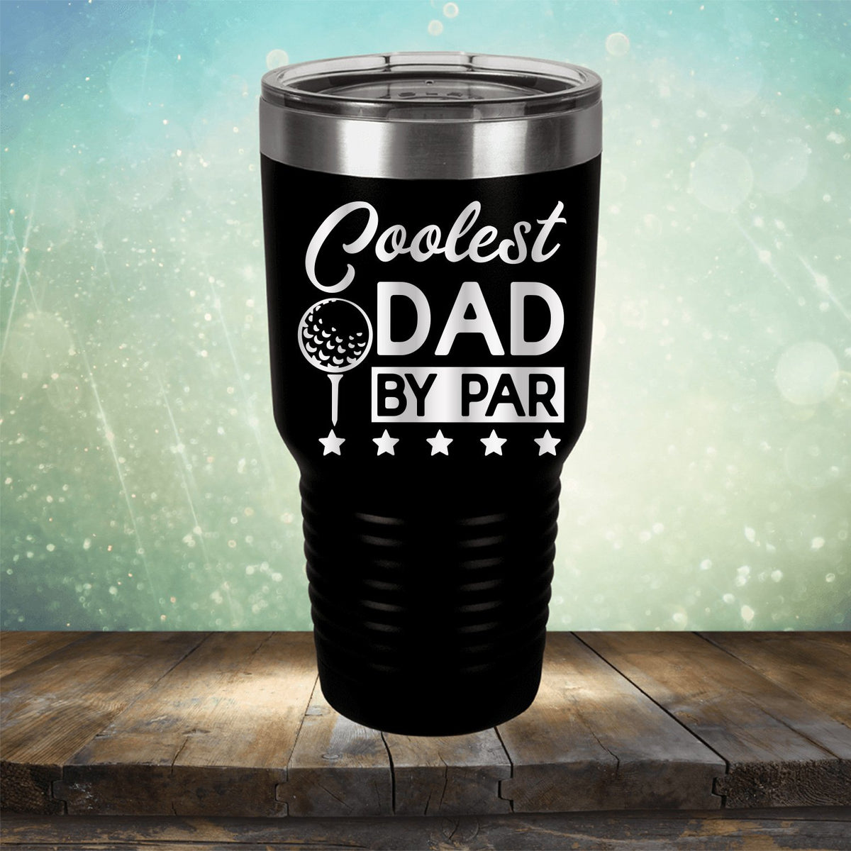 Coolest Dad By Par - Laser Etched Tumbler Mug