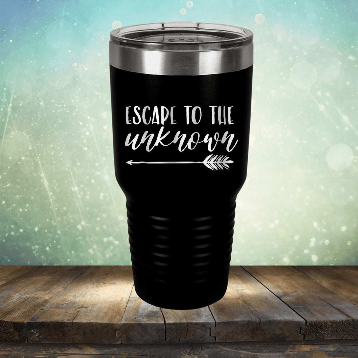 Escape to The Unknown - Laser Etched Tumbler Mug