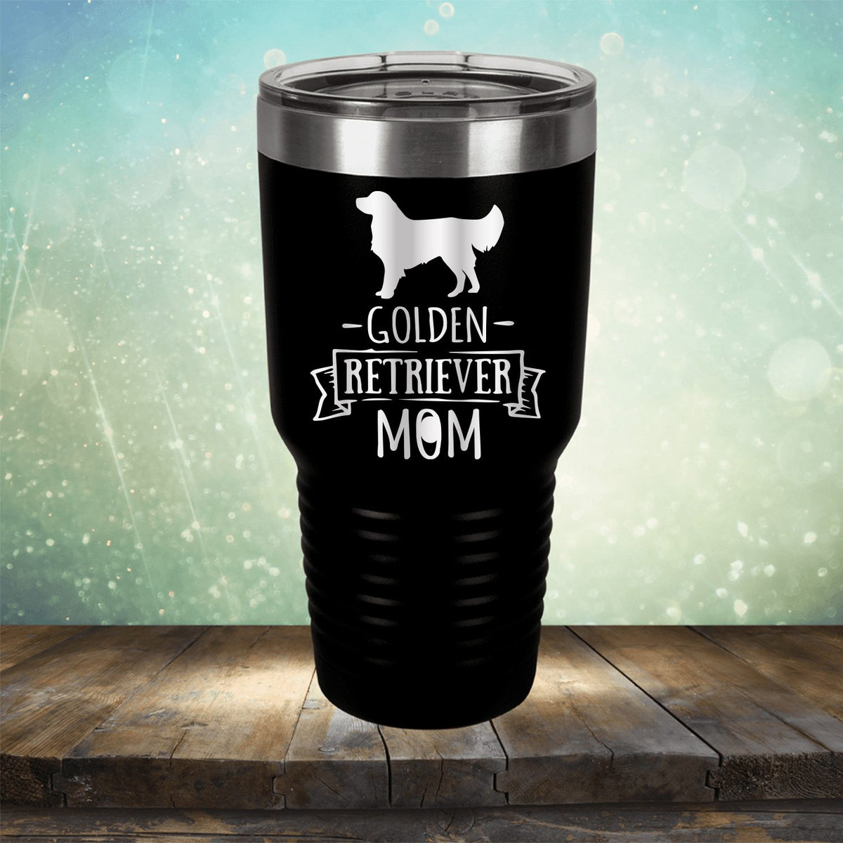 Golden Retriever Mom - Laser Etched Tumbler Mug