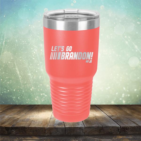 Let&#39;s Go Brandon FJB Racing - Laser Etched Tumbler Mug