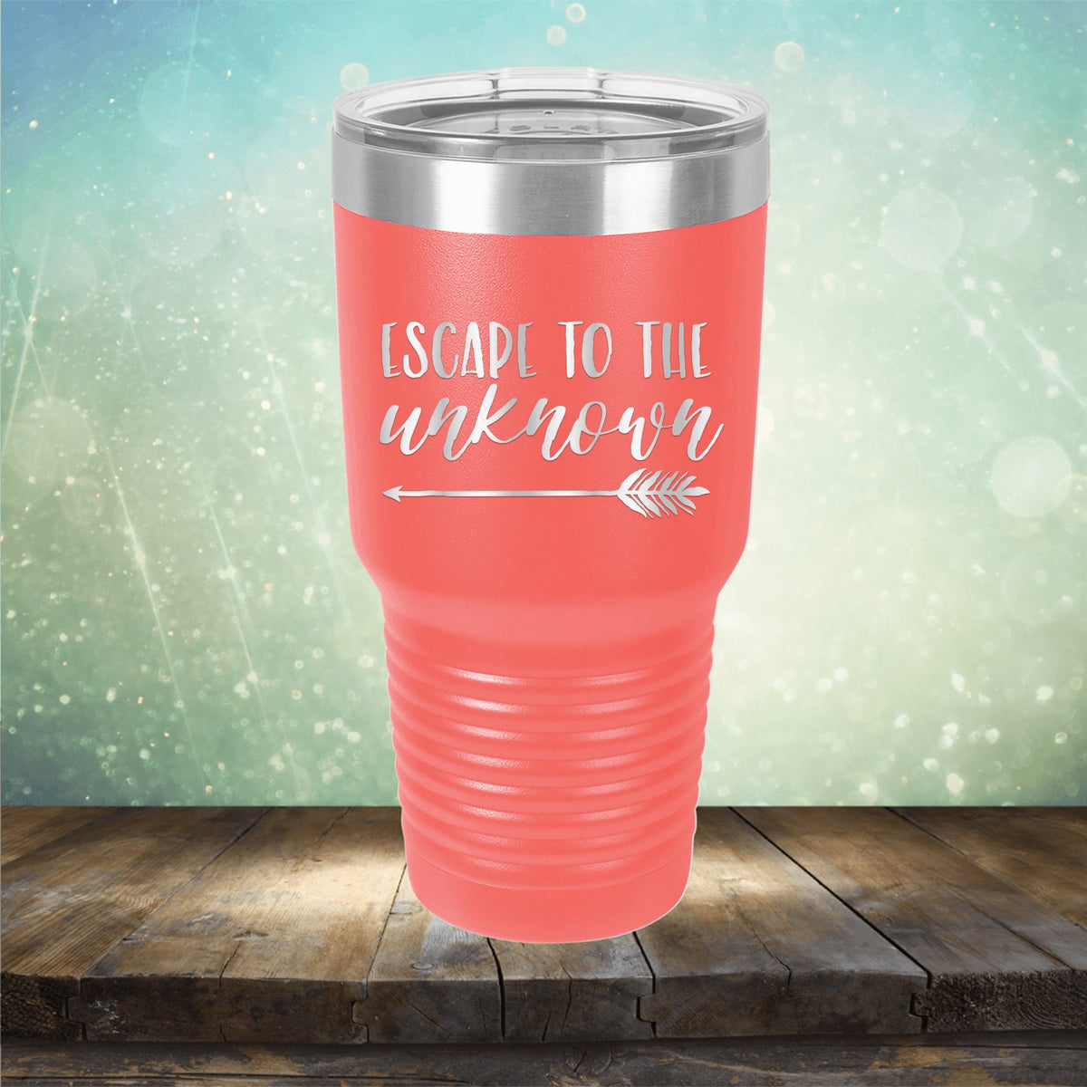 Escape to The Unknown - Laser Etched Tumbler Mug