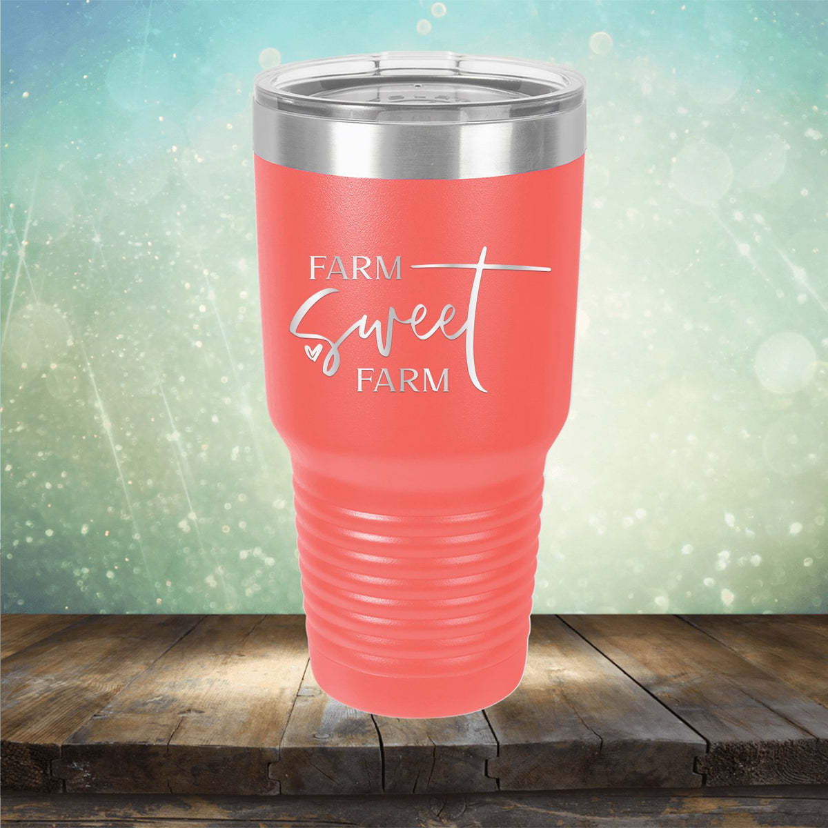 Farm Sweet Farm - Laser Etched Tumbler Mug