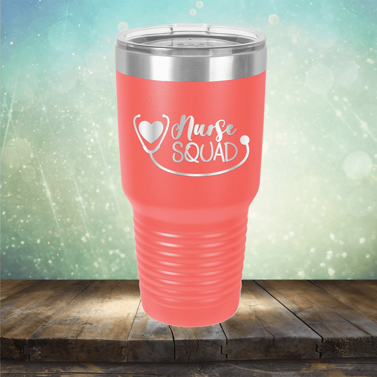 Nurse Squad With Stethoscope - Laser Etched Tumbler Mug