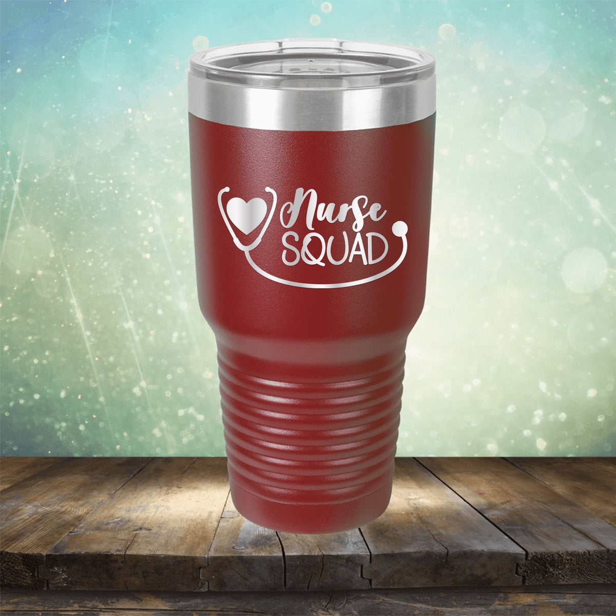 Nurse Squad With Stethoscope - Laser Etched Tumbler Mug