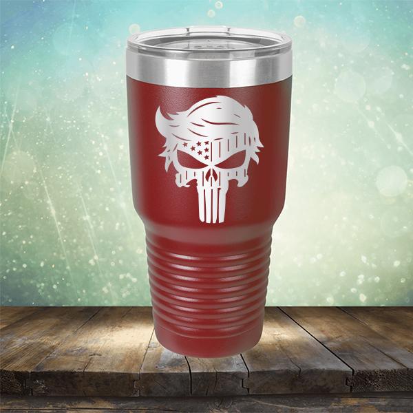 Donald Trump Punisher - Laser Etched Tumbler Mug