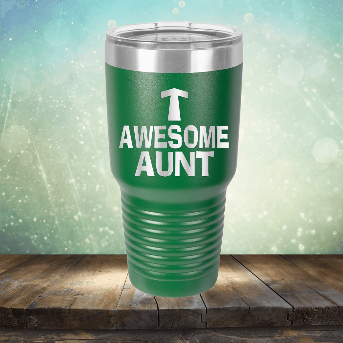 Awesome Aunt - Laser Etched Tumbler Mug