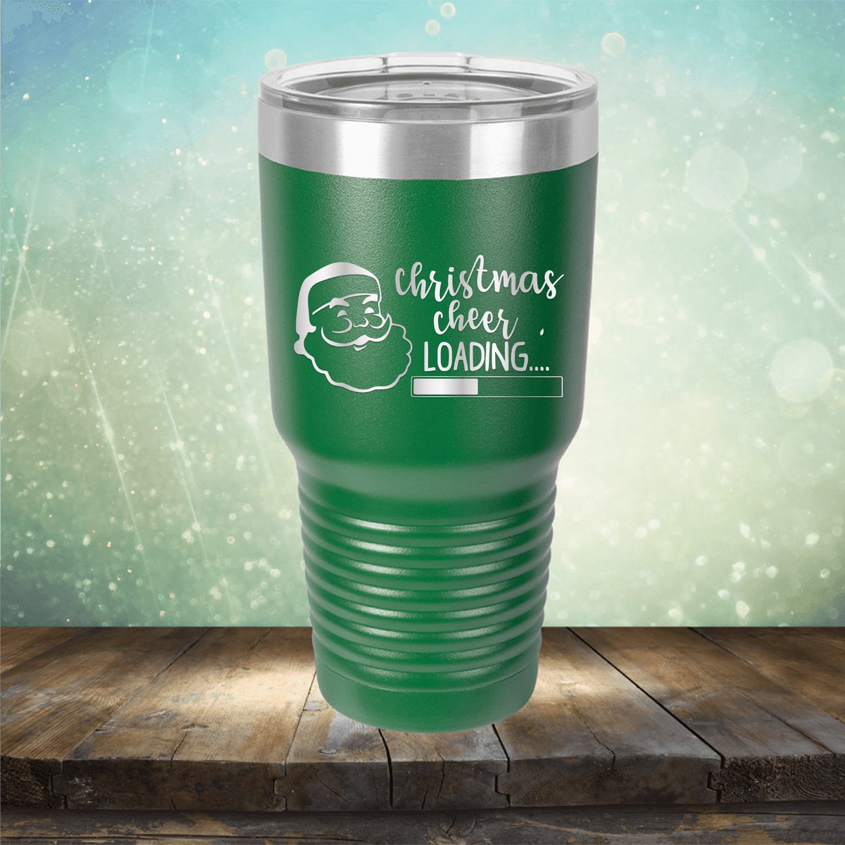 Christmas Cheer Loading - Laser Etched Tumbler Mug