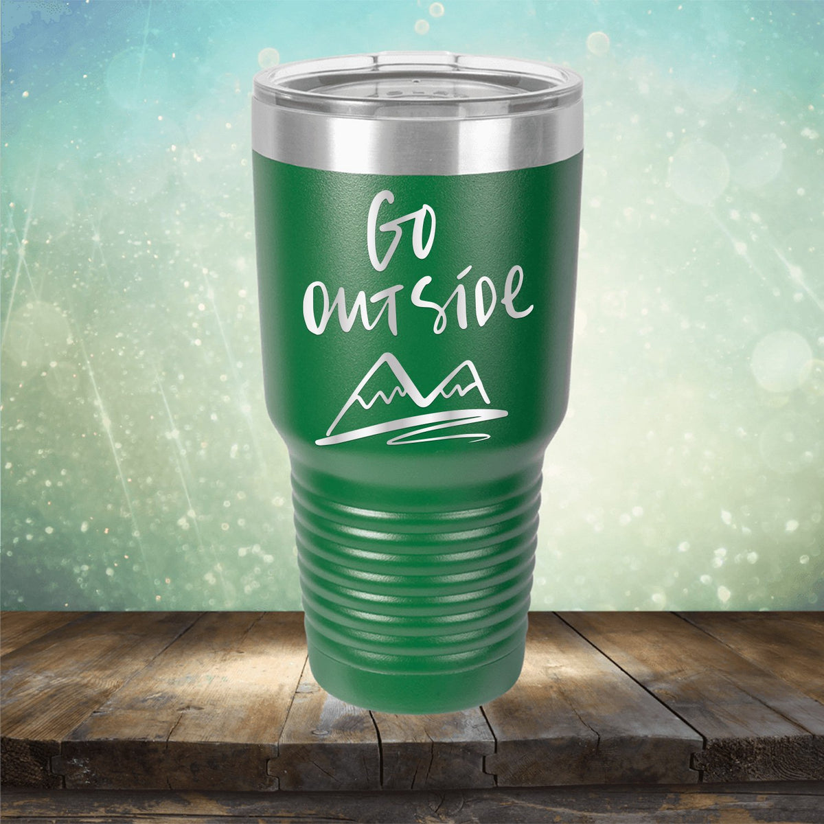 Go Outside - Laser Etched Tumbler Mug