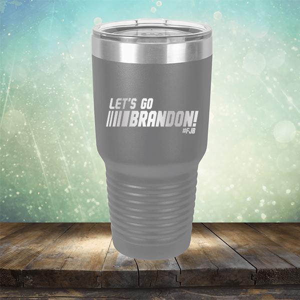 Let&#39;s Go Brandon FJB Racing - Laser Etched Tumbler Mug