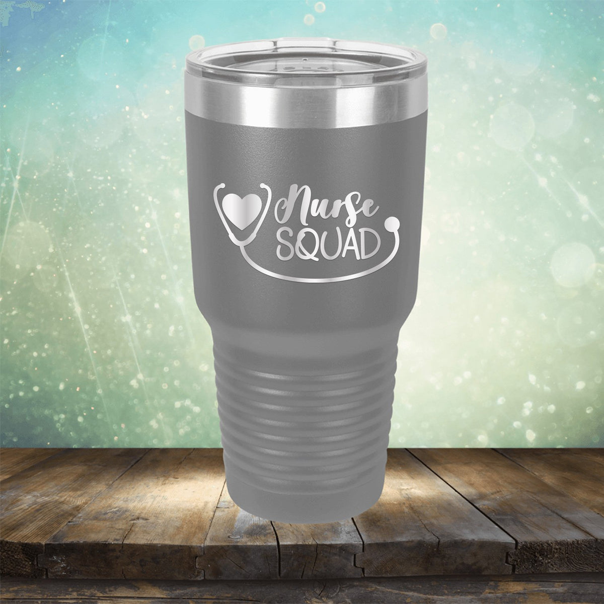 Nurse Squad With Stethoscope - Laser Etched Tumbler Mug