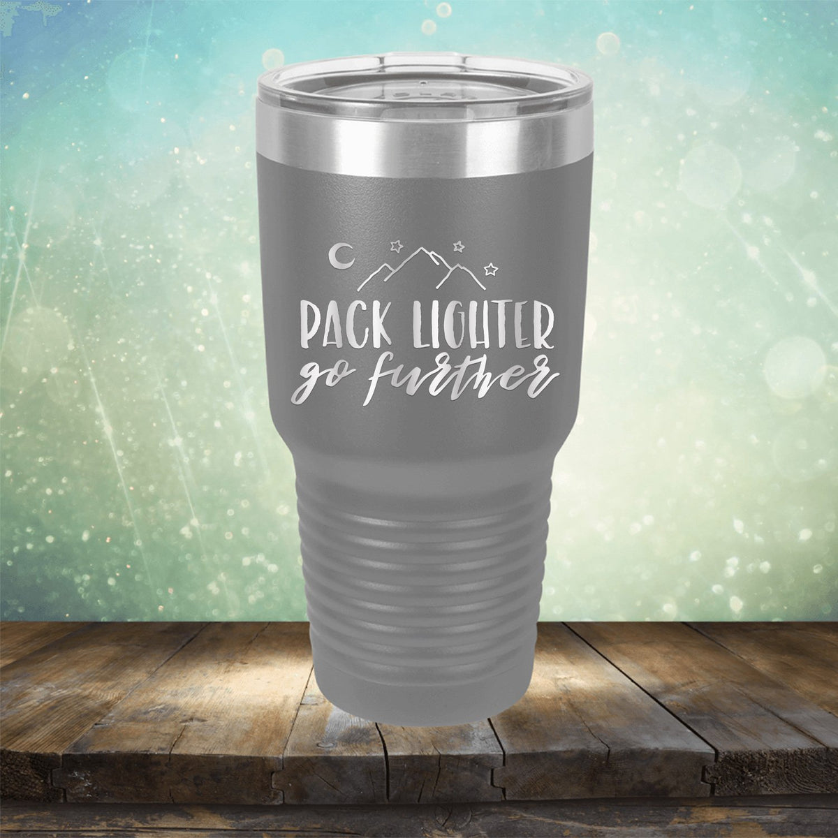 Pack Lighter Go Further - Laser Etched Tumbler Mug