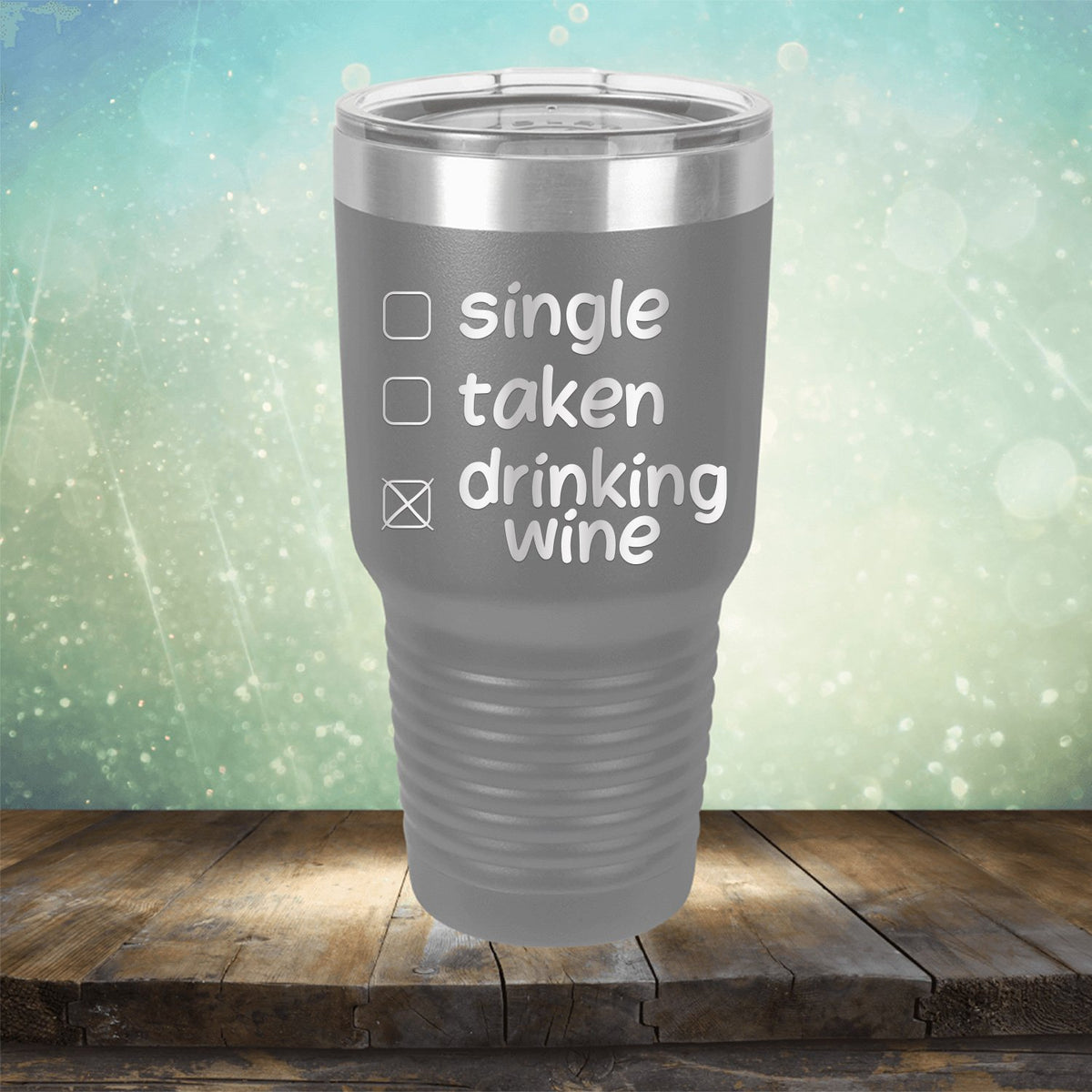 Single Taken Drinking Wine