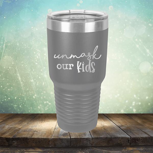 Unmask Our Kids - Laser Etched Tumbler Mug