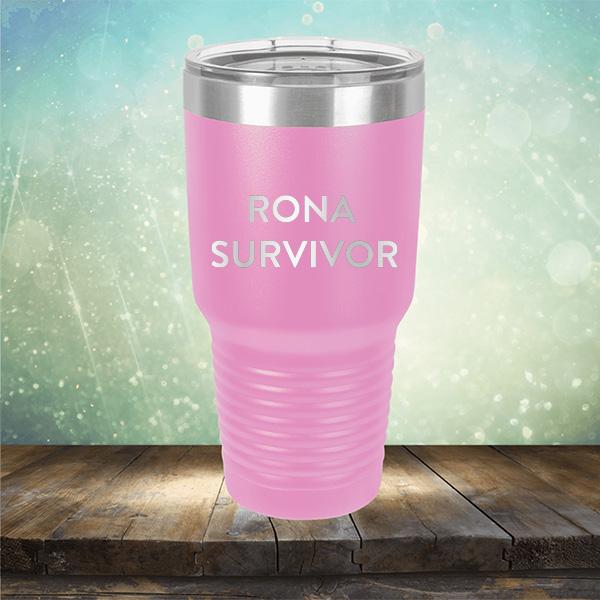 Rona Survivor - Laser Etched Tumbler Mug