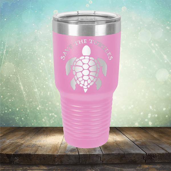 Save The Turtles - Laser Etched Tumbler Mug