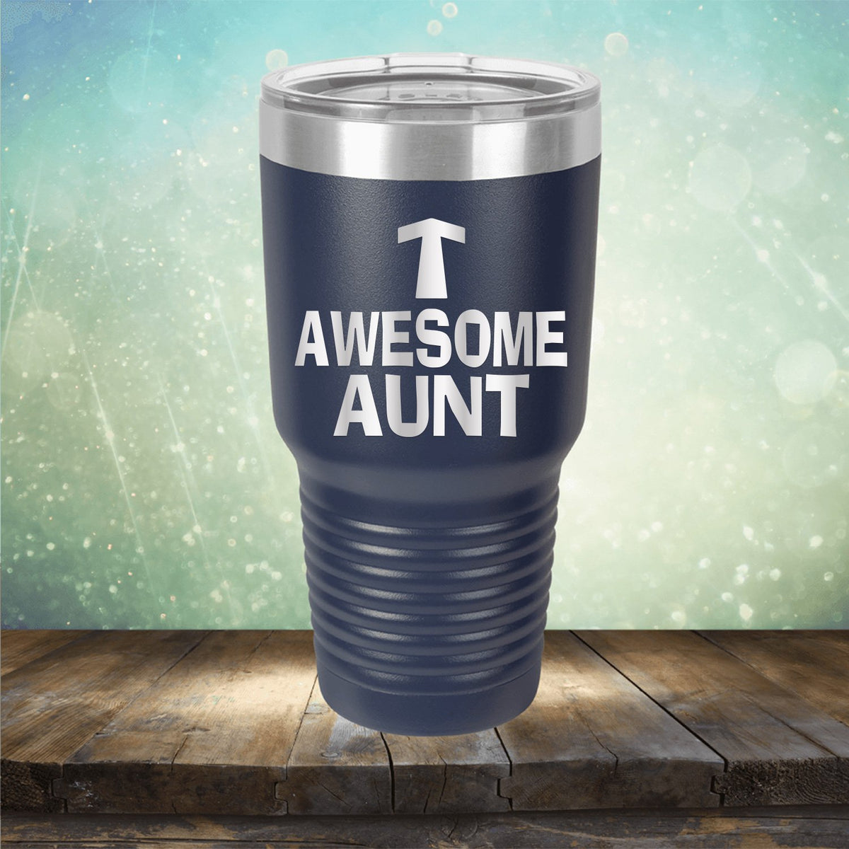 Awesome Aunt - Laser Etched Tumbler Mug