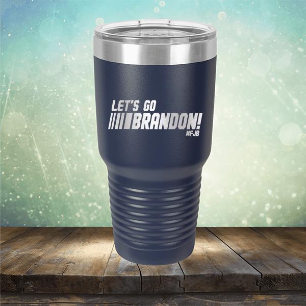 Let&#39;s Go Brandon FJB Racing - Laser Etched Tumbler Mug