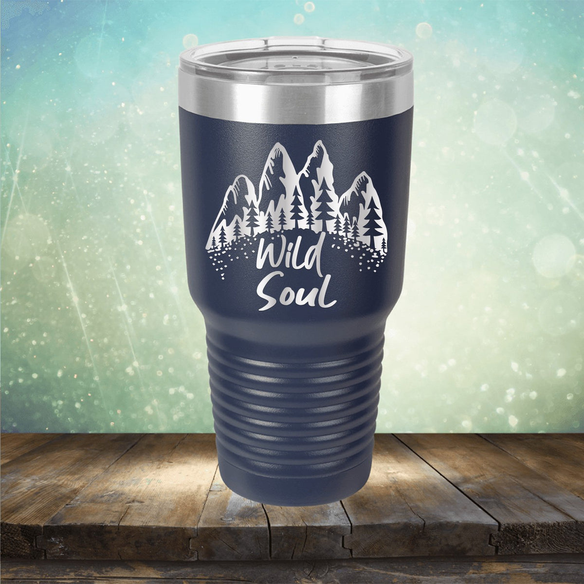 Mountain Wild Soul - Laser Etched Tumbler Mug