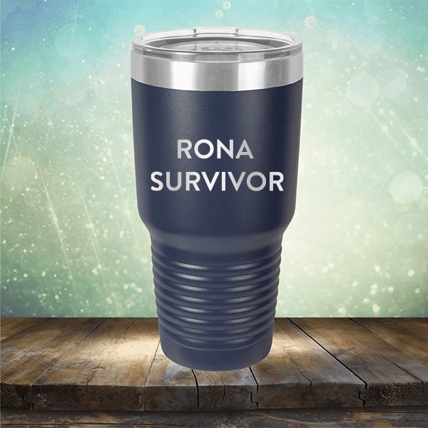 Rona Survivor - Laser Etched Tumbler Mug