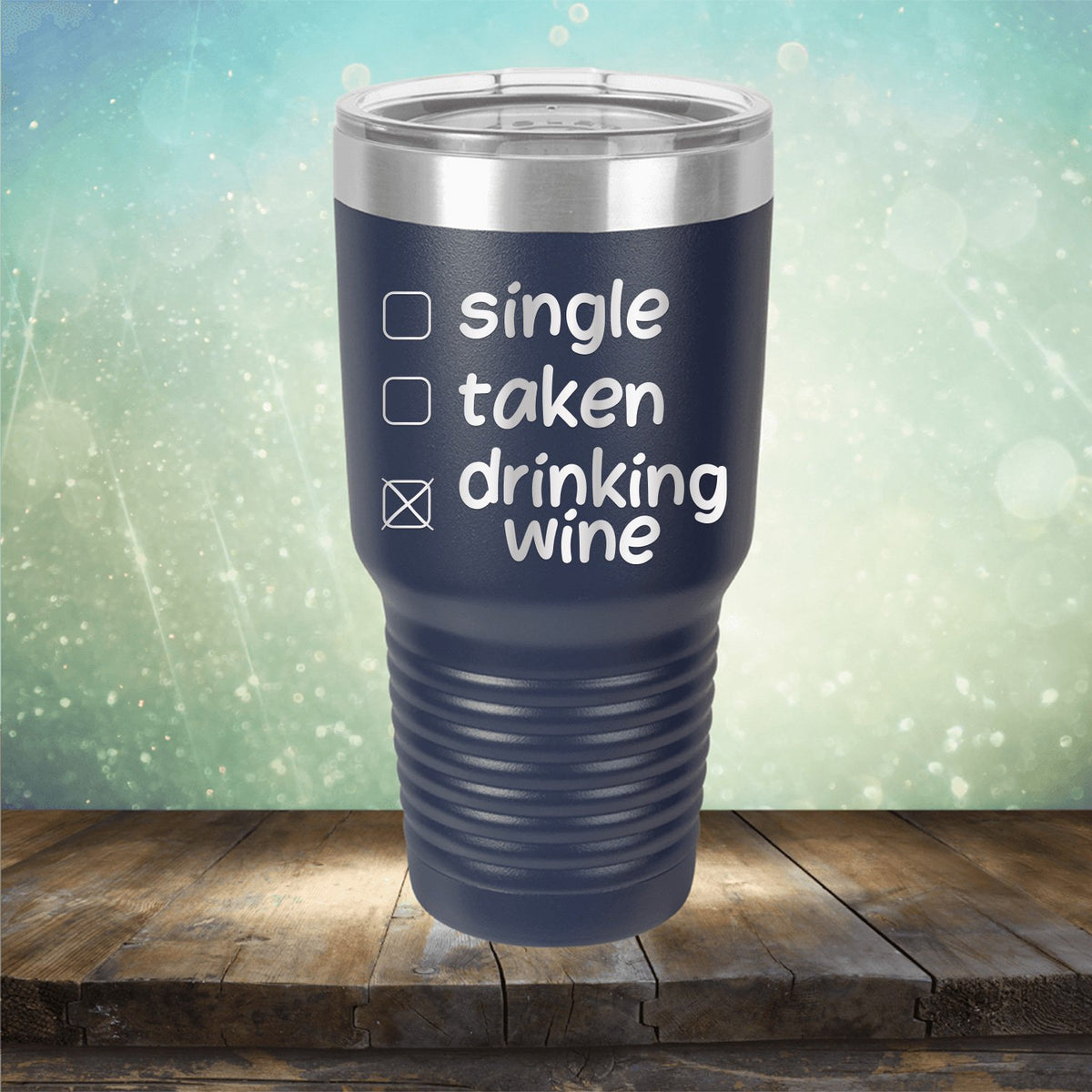 Single Taken Drinking Wine