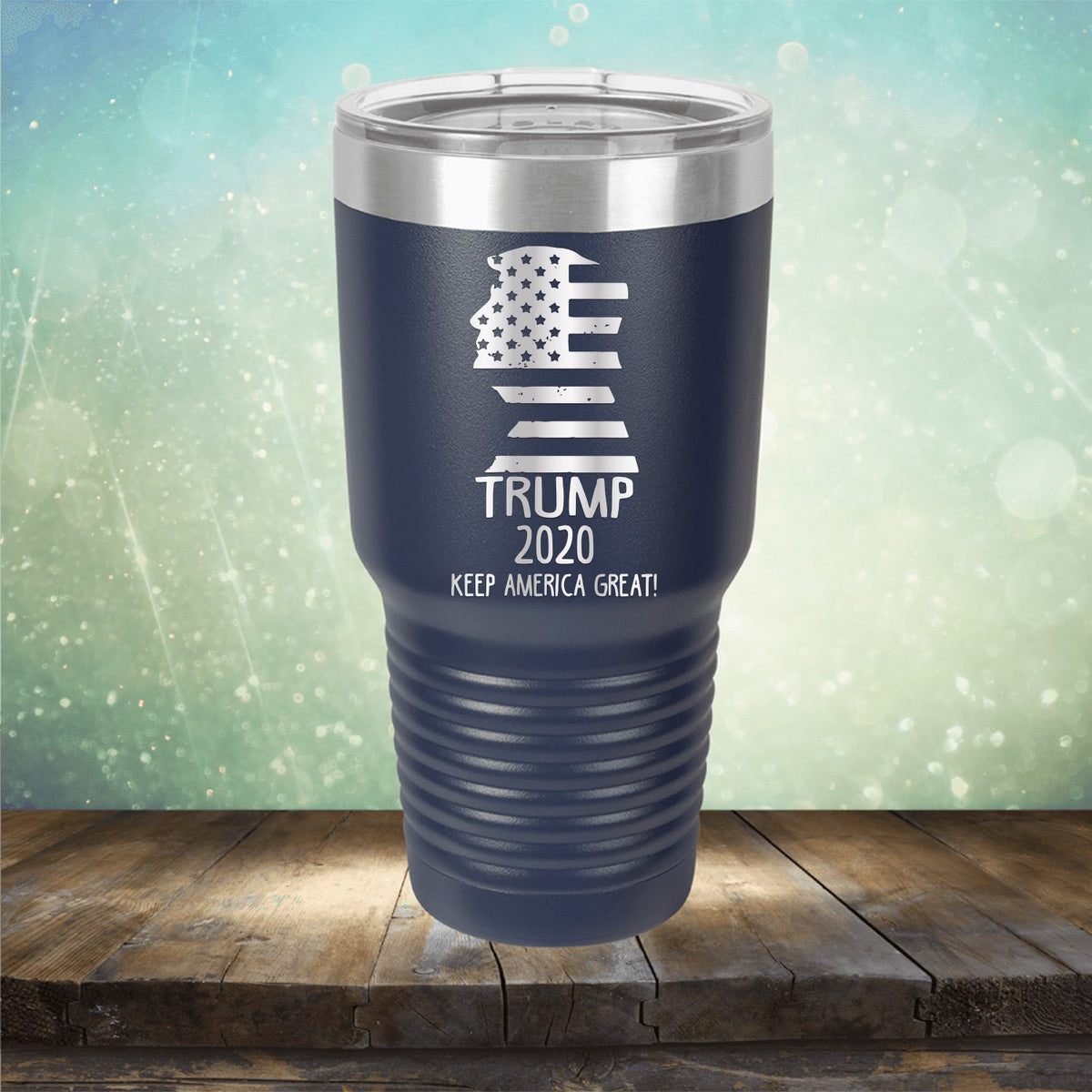 Trump 2020 Keep America Great - Laser Etched Tumbler Mug