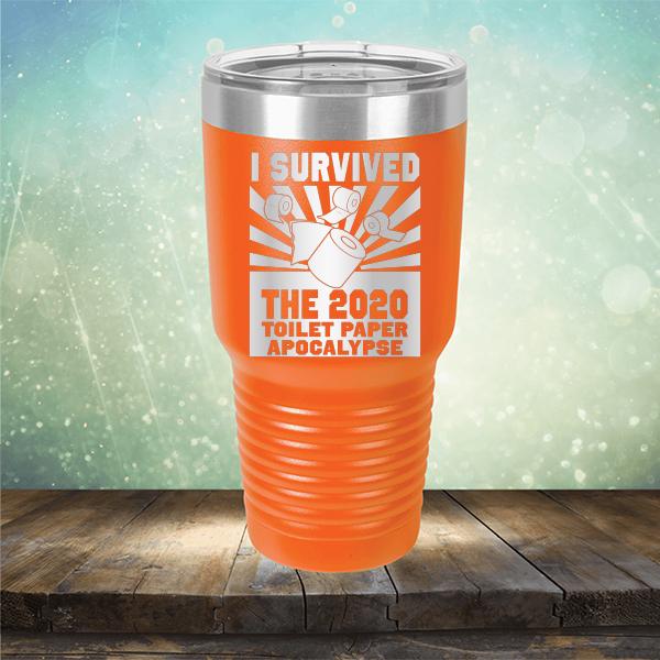 I Survived 2020 Toilet Paper Apocalypse - Laser Etched Tumbler Mug