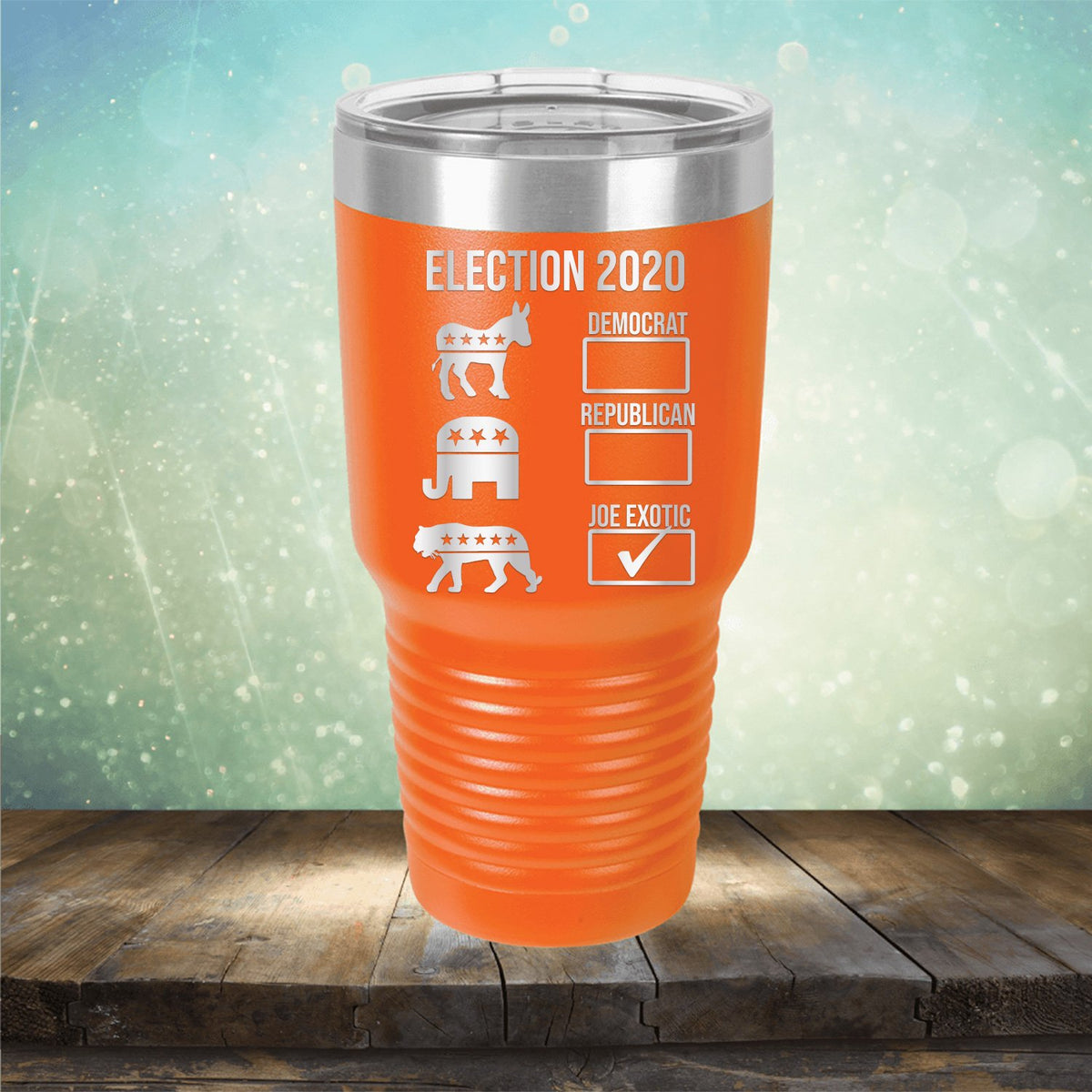 Joe Exotic Election 2020 - Laser Etched Tumbler Mug